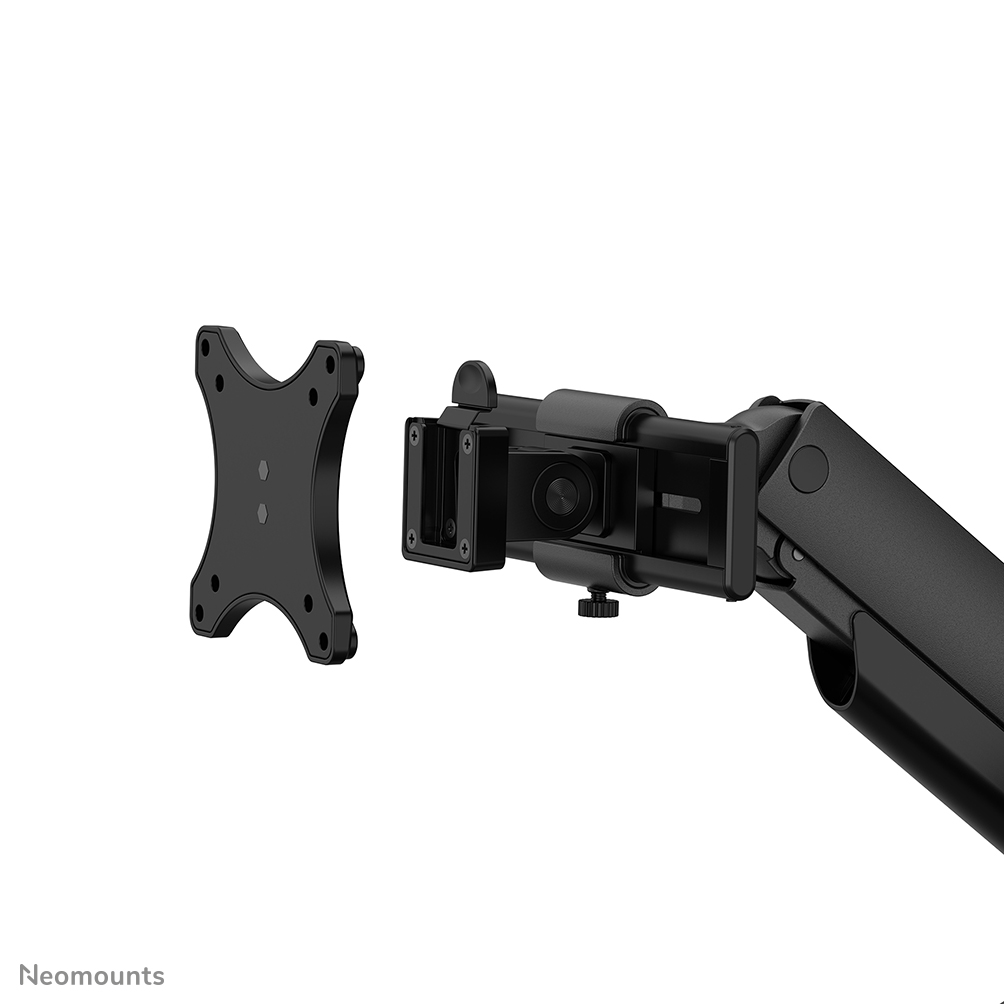 Neomounts DS65S-950BL2 Monitor arm 24-34" - gas spring - Topfix - multi-adjustable - 180°-stop